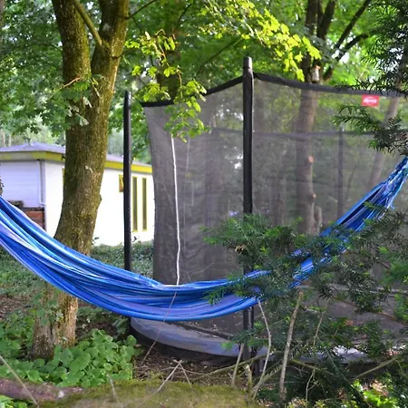 Leuk Chalet Met Trampoline En Grote Tuin Op Veluwe Chalet