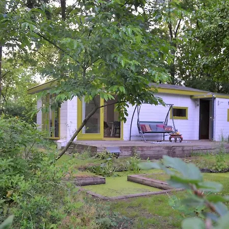 Leuk Chalet Met Trampoline En Grote Tuin Op Veluwe * Ede